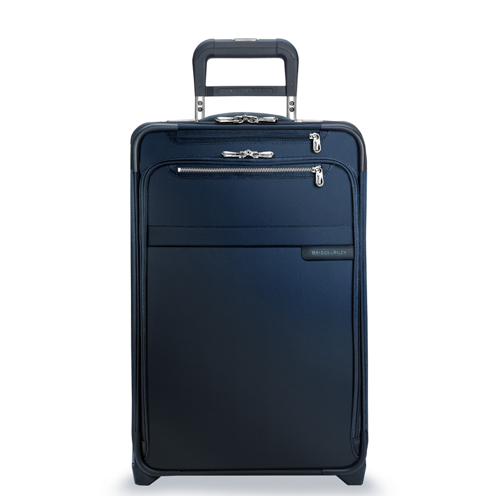 Navy Briggs & Riley Baseline Domestic Carry-On Expandable Upright Two Wheel U122CX