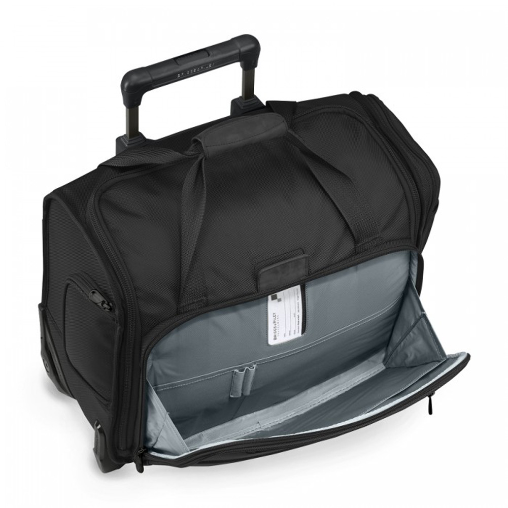 Black Front Pocket Baseline Rolling Cabin Bag