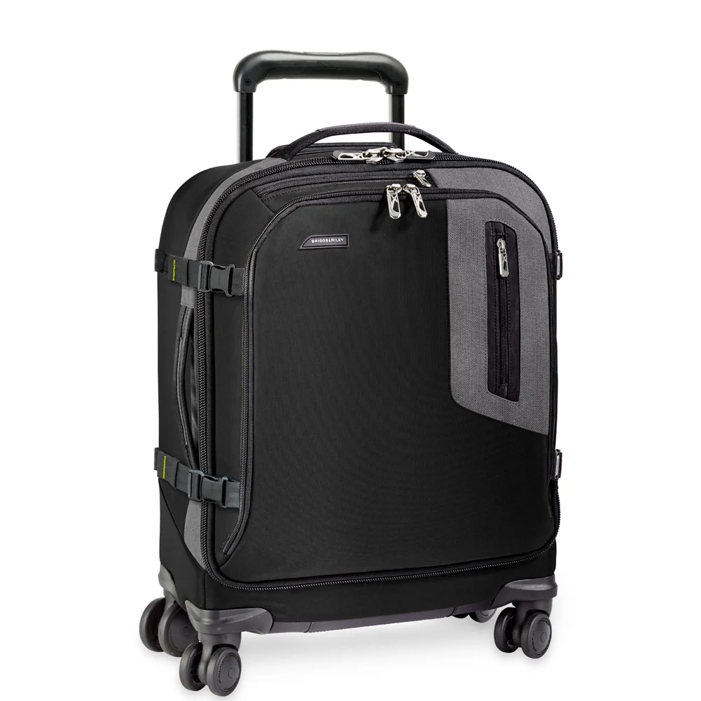 Black Carry On International Wide-Body Spinner