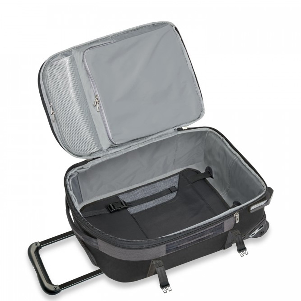 Black Interior Commuter Upright Two Wheel Suitcase