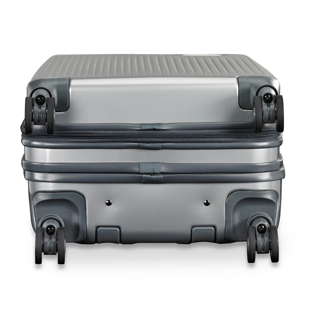 Bottom Four Wheels Sympatico Silver Domestic Carry On Expandable Spinner