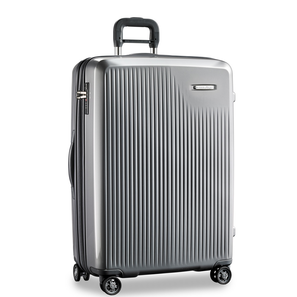 Briggs & Riley Sympatico Silver Large Expandable Spinner