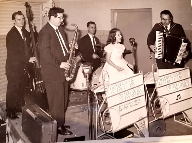 Jill rocking out as a young child
