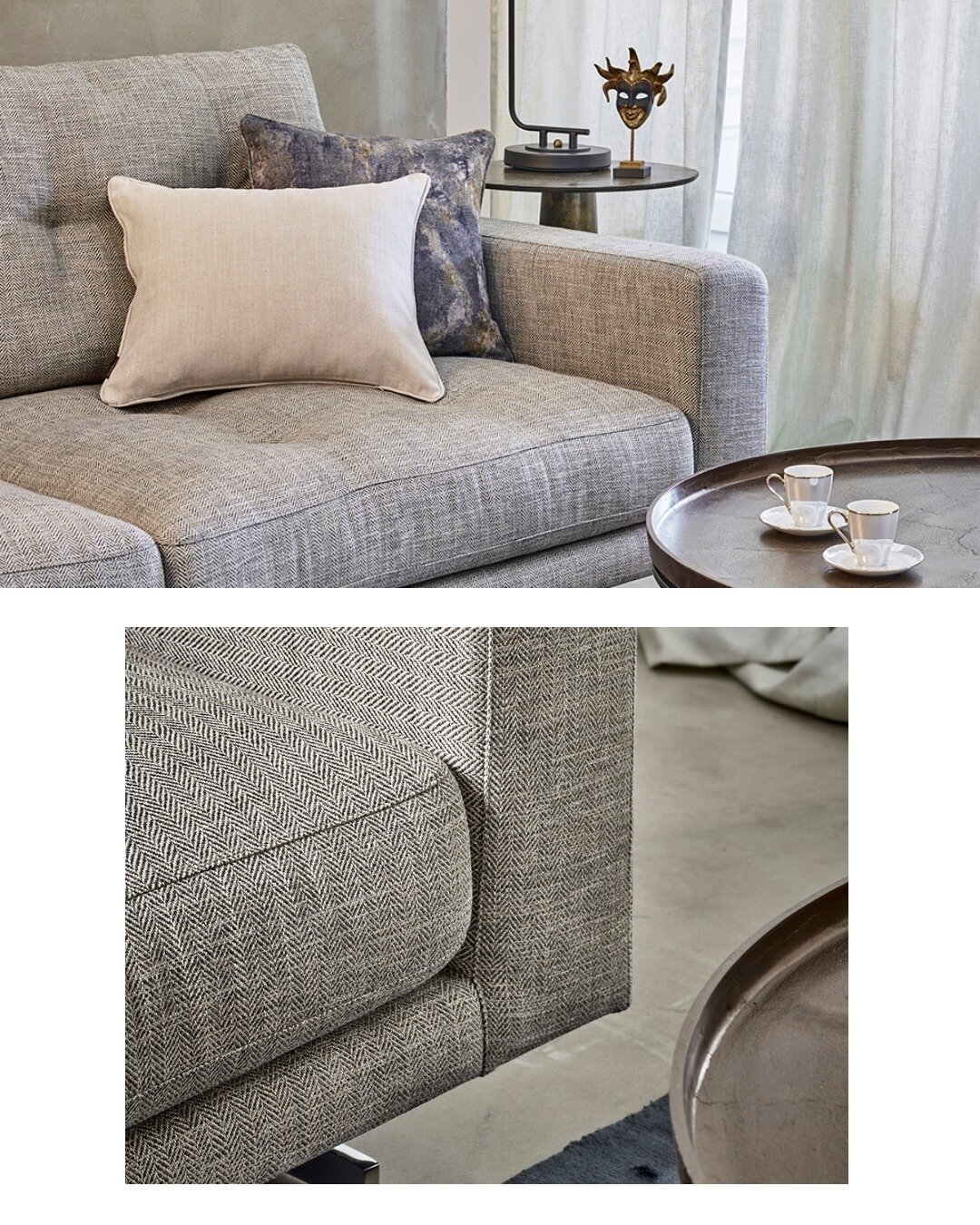 DANTE

The Dante range is an easy clean and water repellent fabric that is suitable for upholstered furniture, curtains and soft furnishings.

The Dante range comprises of SIX different colours all in the herringbone design.

There is more informatio