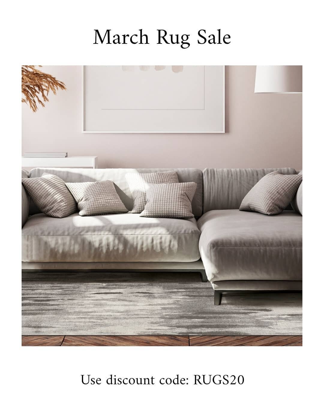 ☀️MARCH RUG SALE☀️

With the days getting longer and brighter, we wanted to give our customers another reason to smile with our new March offer.

Get 20% off our new rugs collection exclusively for the month of March.

Use promo code RUGS20 at checko