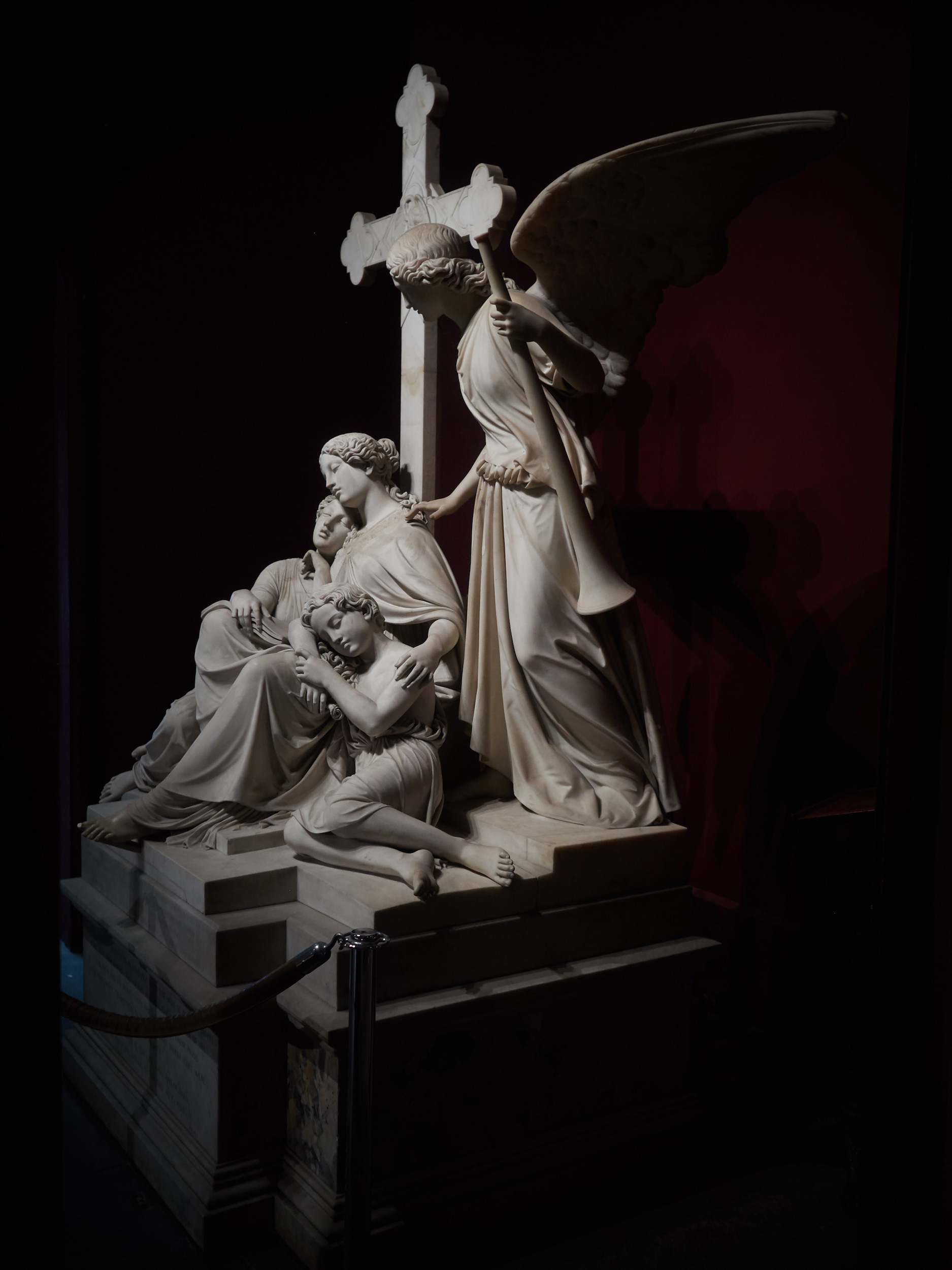 Carl Steinhauser, Burd Children's Monument ("Angel of the Resurrection"), 1852