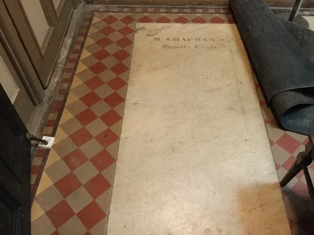 Floor Tile in Parish House Vestibule