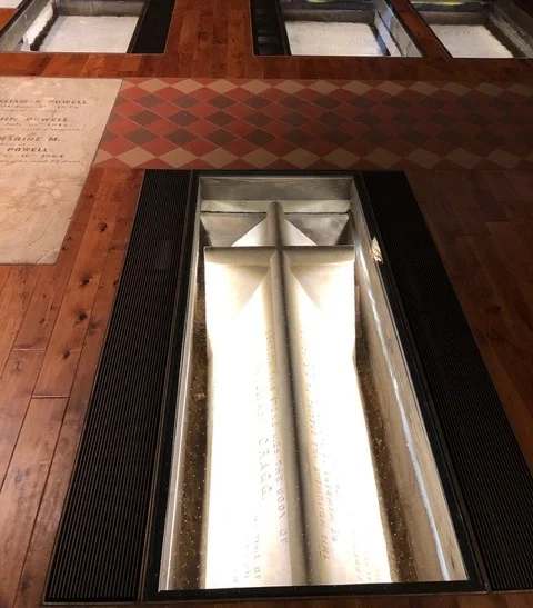 William Cragg’s vault, Furness Burial Cloister