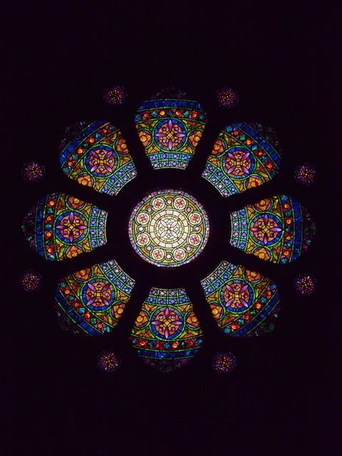 Stop! Look! Stained-glass windows can speak movingly through just light, color, and shapes