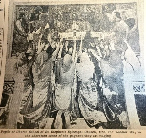 Adoration Scene, Easter Pageant 1939