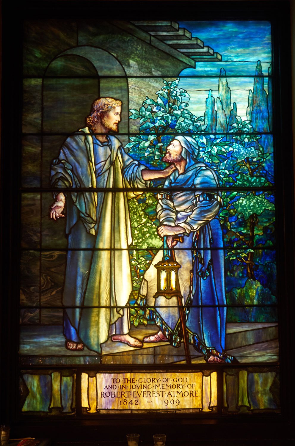 Tiffany Studios, Christ and Nicodemus, 1911