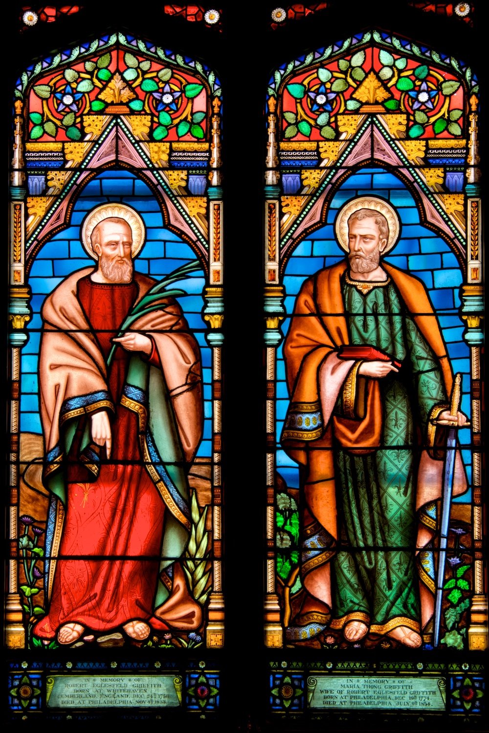 St. Paul and St. Stephen, c. 1880