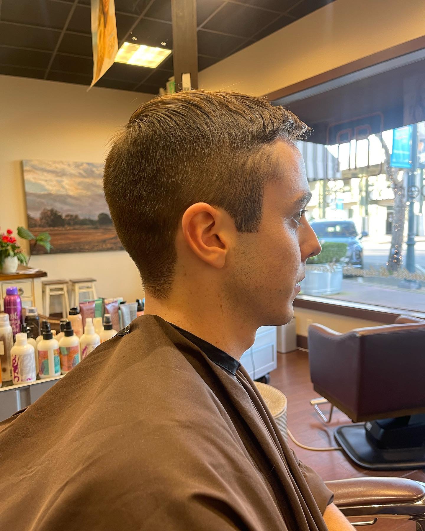 a lovely men&rsquo;s cut done by Hannah 💈

#barberlife #barber #bayareahairstylist #bayarea