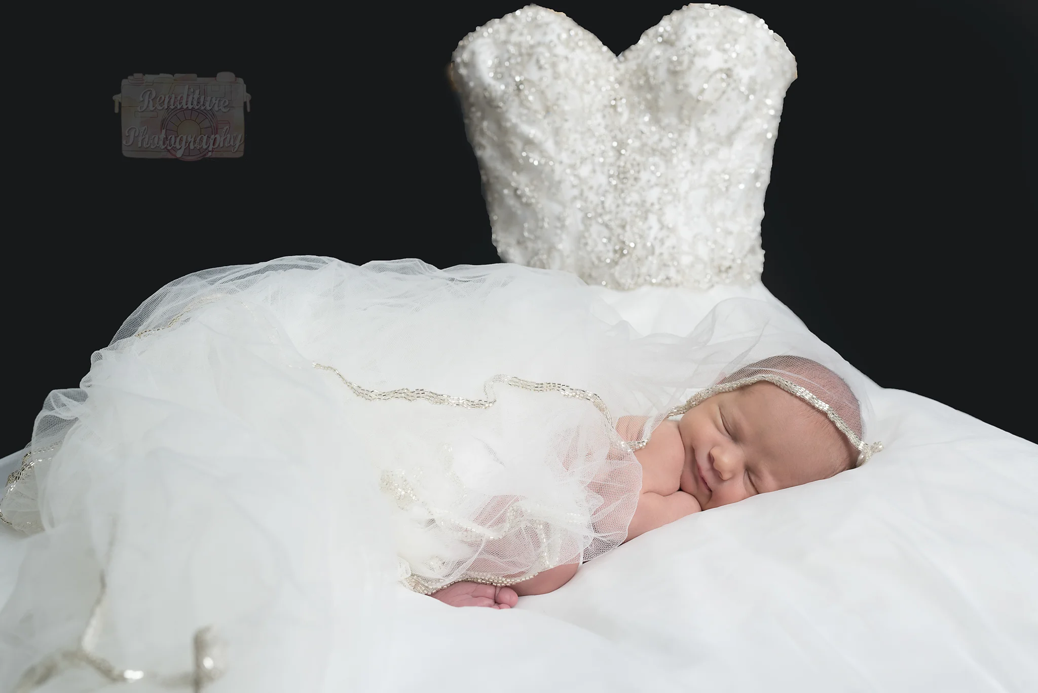 Wedding Dress Baby Photo Saskatoon