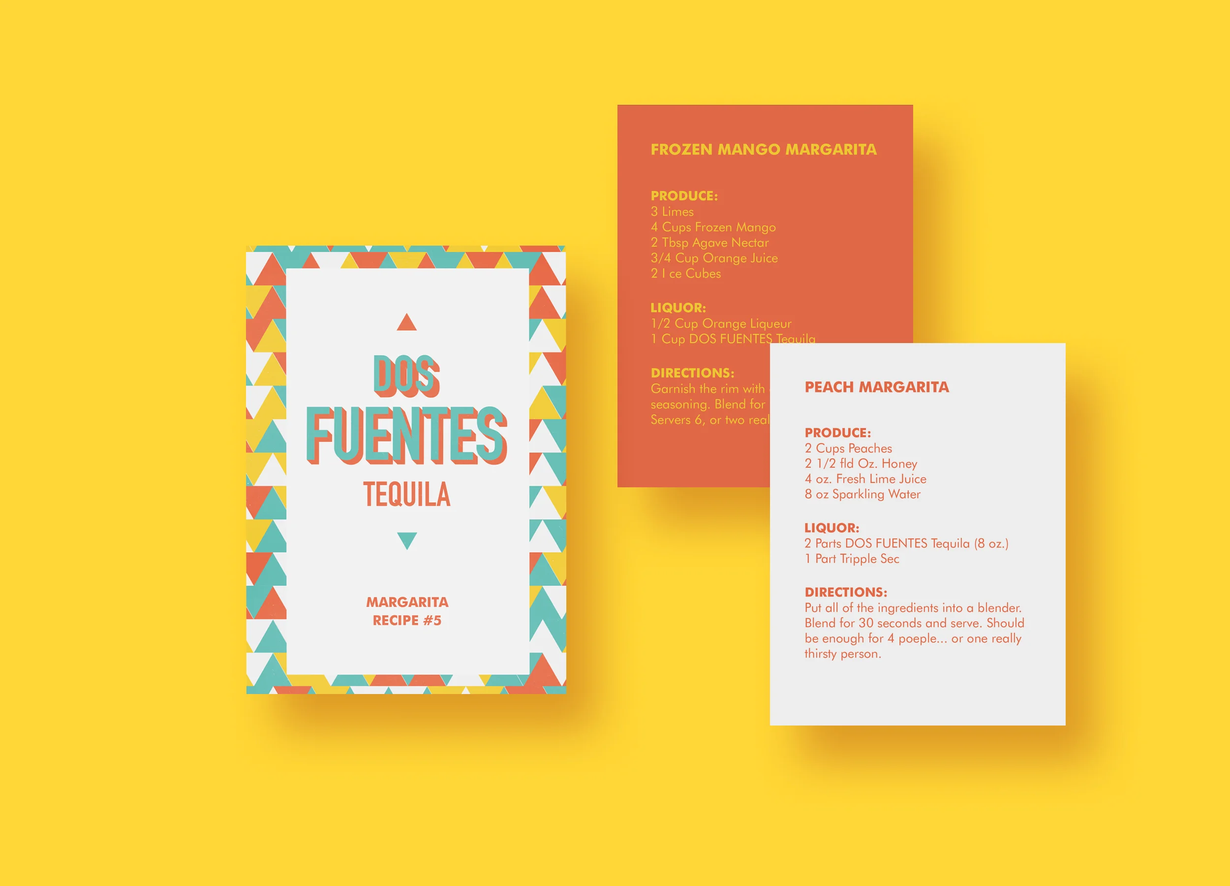 Dos Fuentes Recipe Cards