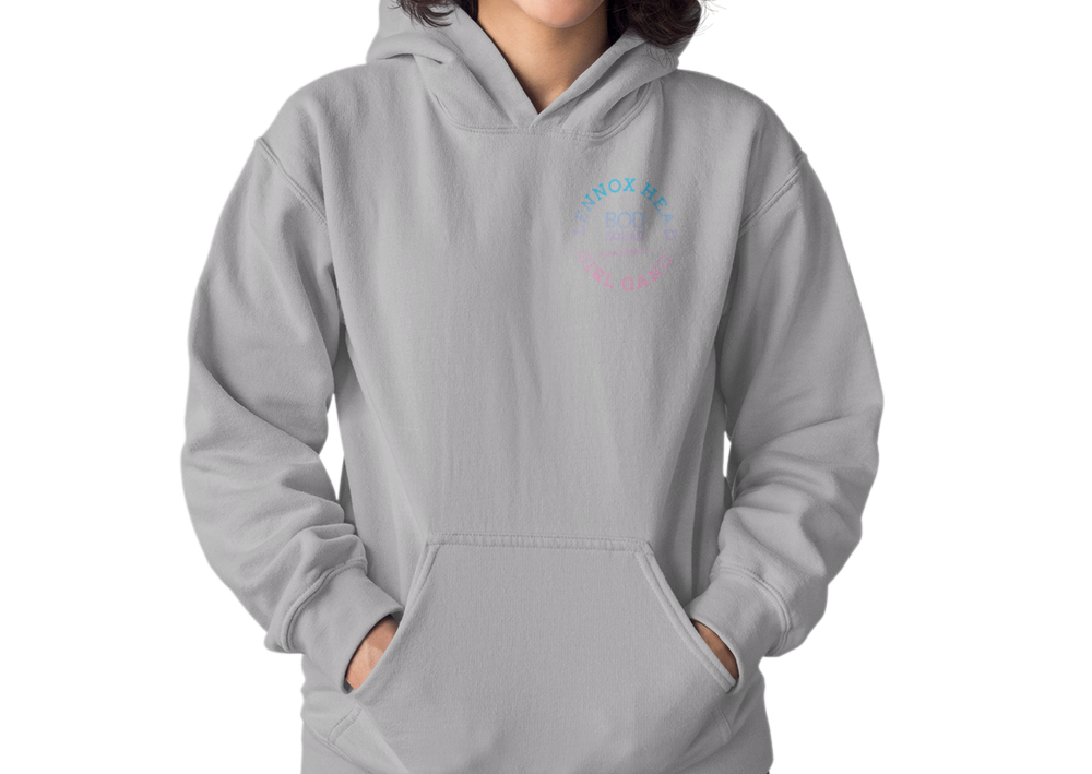 Lennox Head Girl Gang Hoodie Grey Bod Squad By Rikki Lee