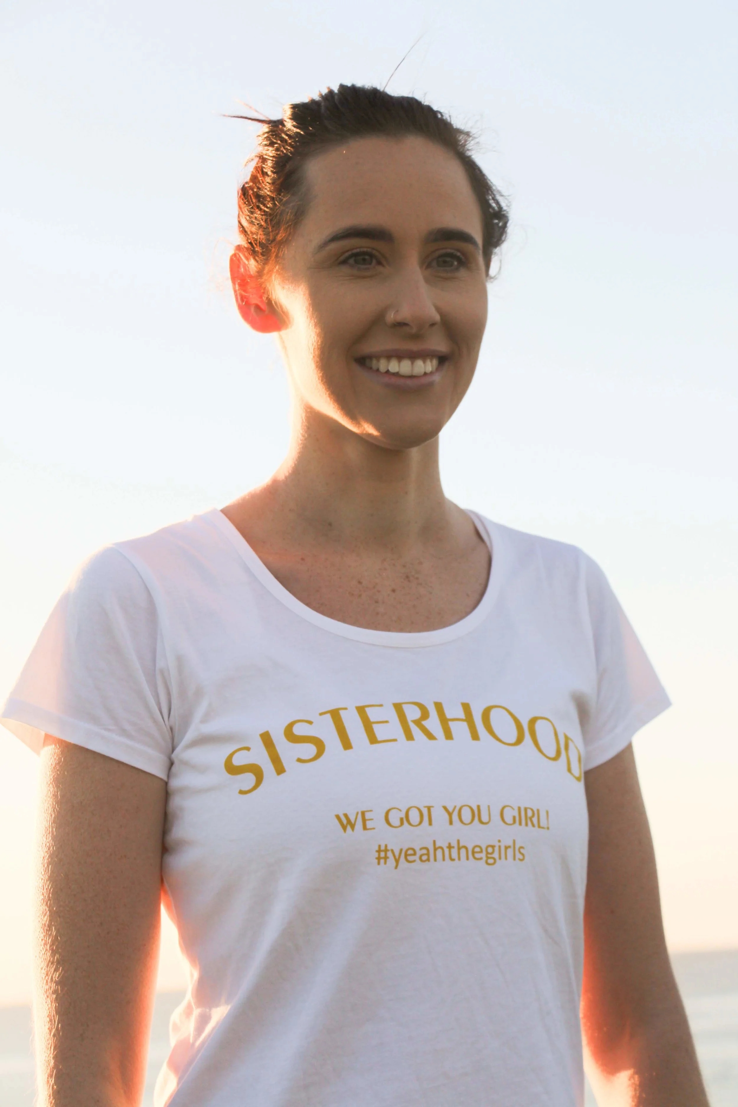 *NEW* 'Sisterhood' Tee | White