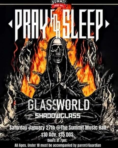 ITS COMING!
Don't miss this awesome show with our friends @glassworldband and @shadowglass_music ! Tickets available in our bio or on prayforsleep.com
&bull;
#thesummit #localshow #localmusic #metalcore #metal #show #sjcdrums #sjcfamily