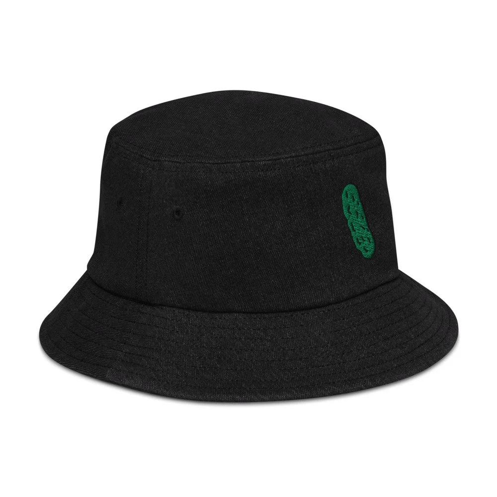 The Pickle Denim Bucket Hat — Male Glaze display picture 2