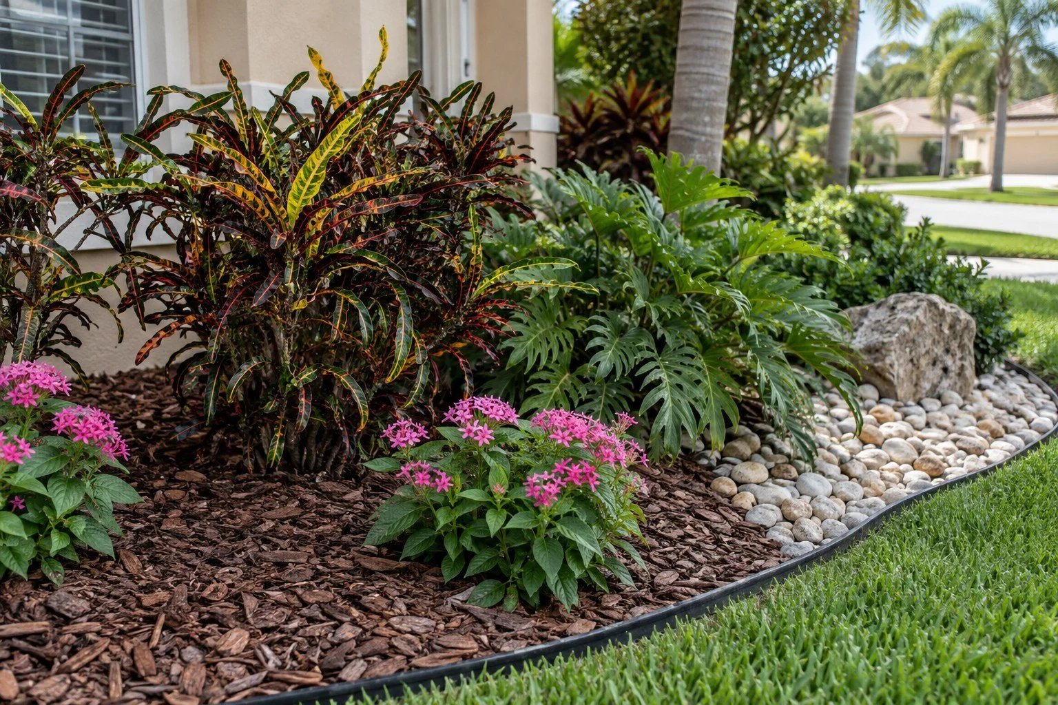 Mini Pine Bark Mulch or Decorative Rock: Which Fits Your Landscape?