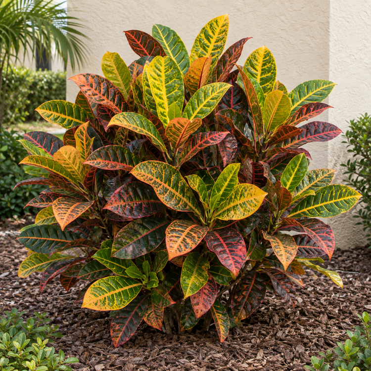 AI illustration: Petra croton for a Tampa-area landscape