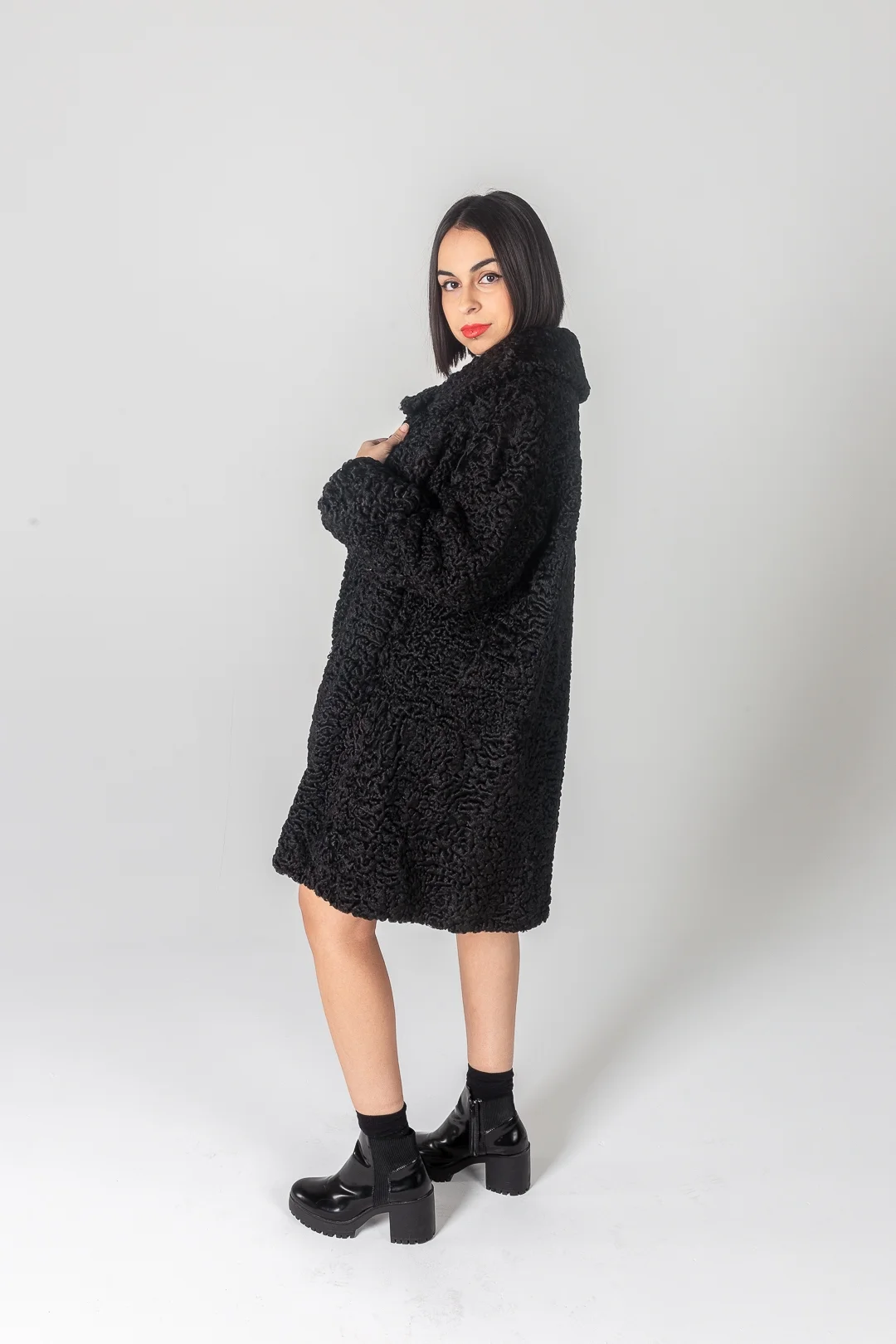 Curly Lambswool Coat