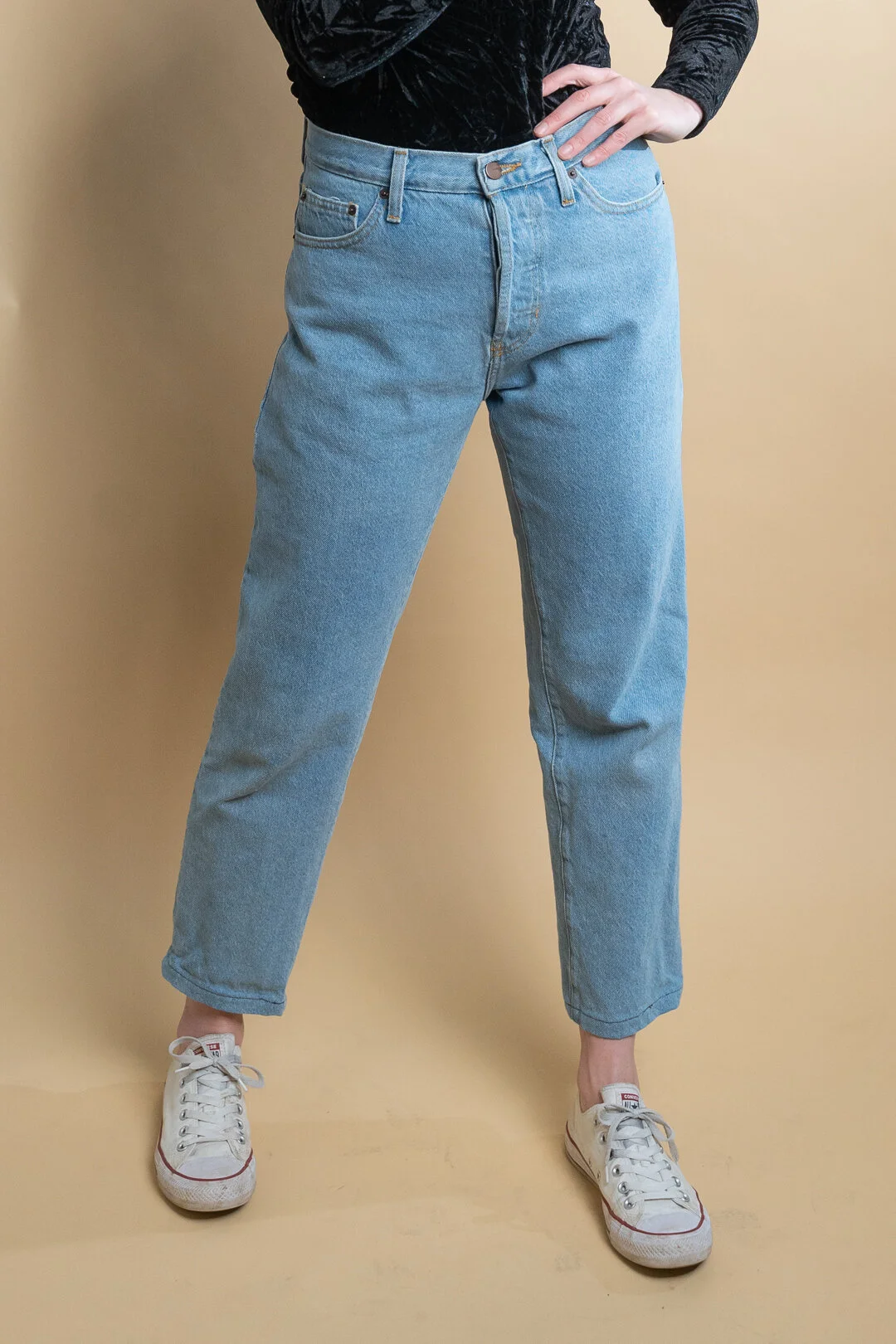 American Apparel Light Wash Jeans