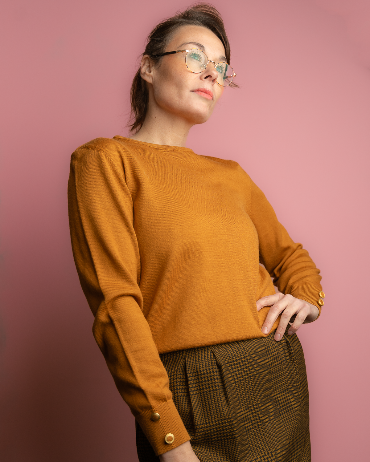 Late 70s Saffron Knit Sweater
