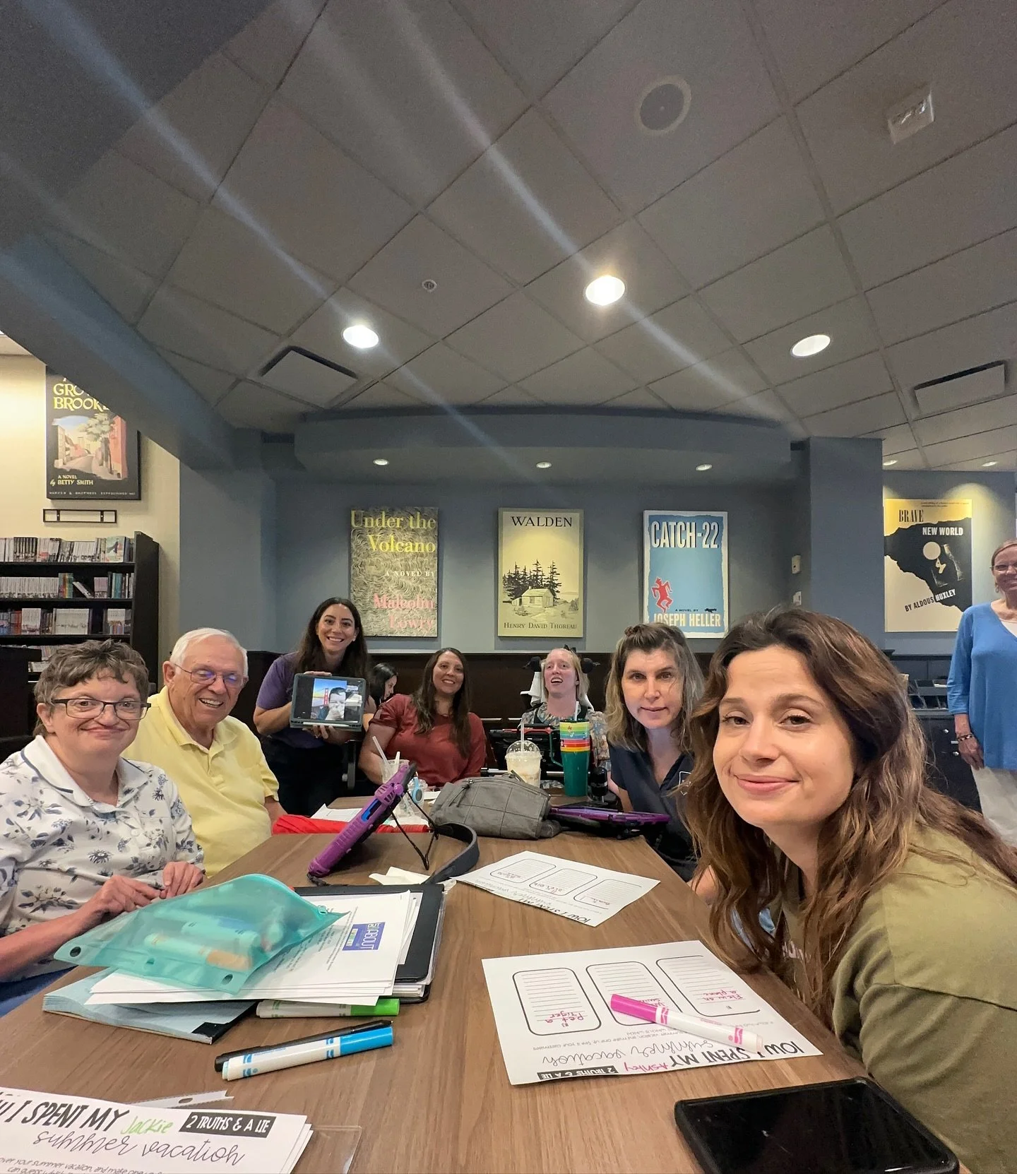 Out &amp; About: August 2024! We started off our session by playing 2 truths and 1 lie about our Summer. Can you guess which one is the lie for Krista, Sidney, Jackie, and Becky? &bull; Krista 1. Presented in California 2. Rode a dirt bike 3. Read bo