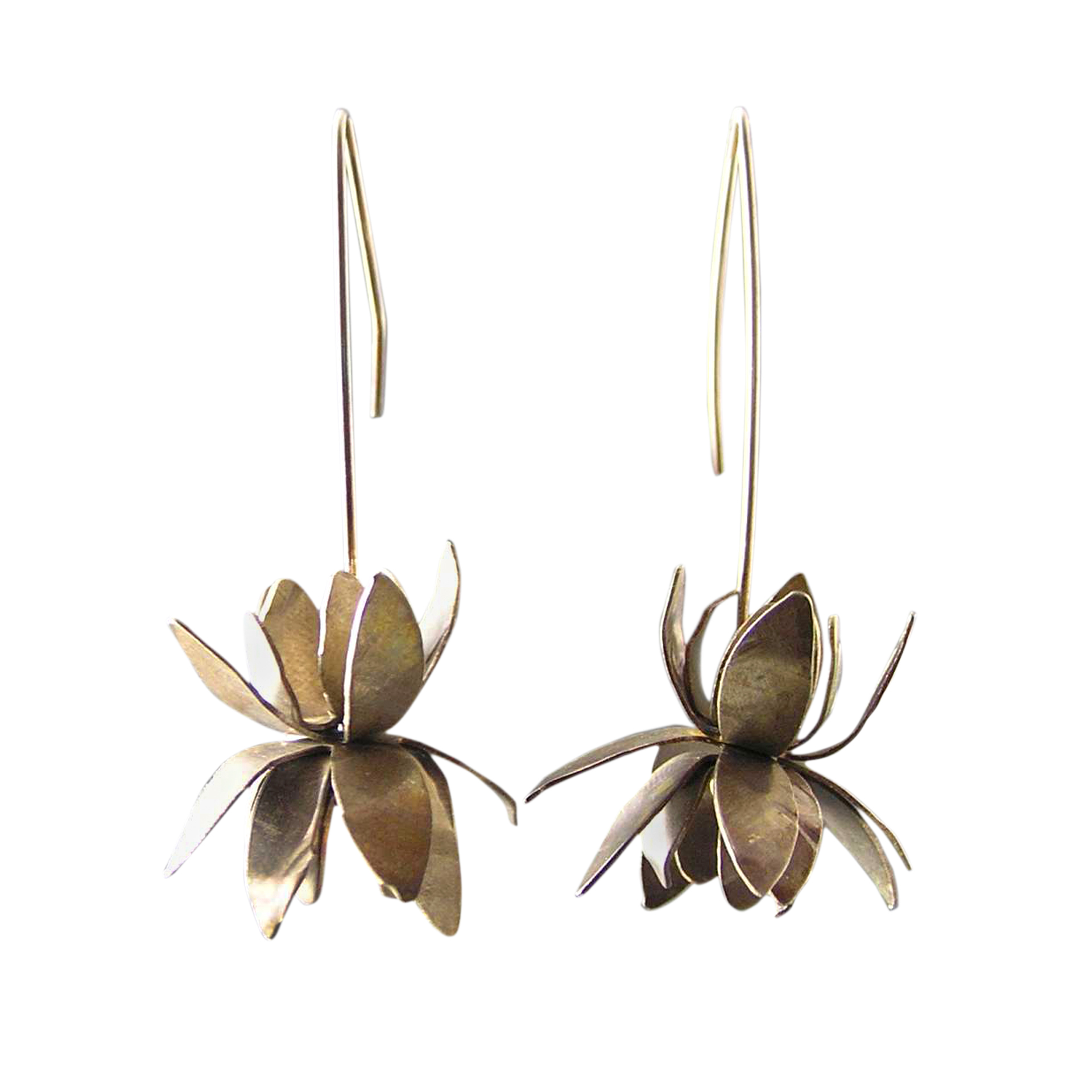Waterlily earrings