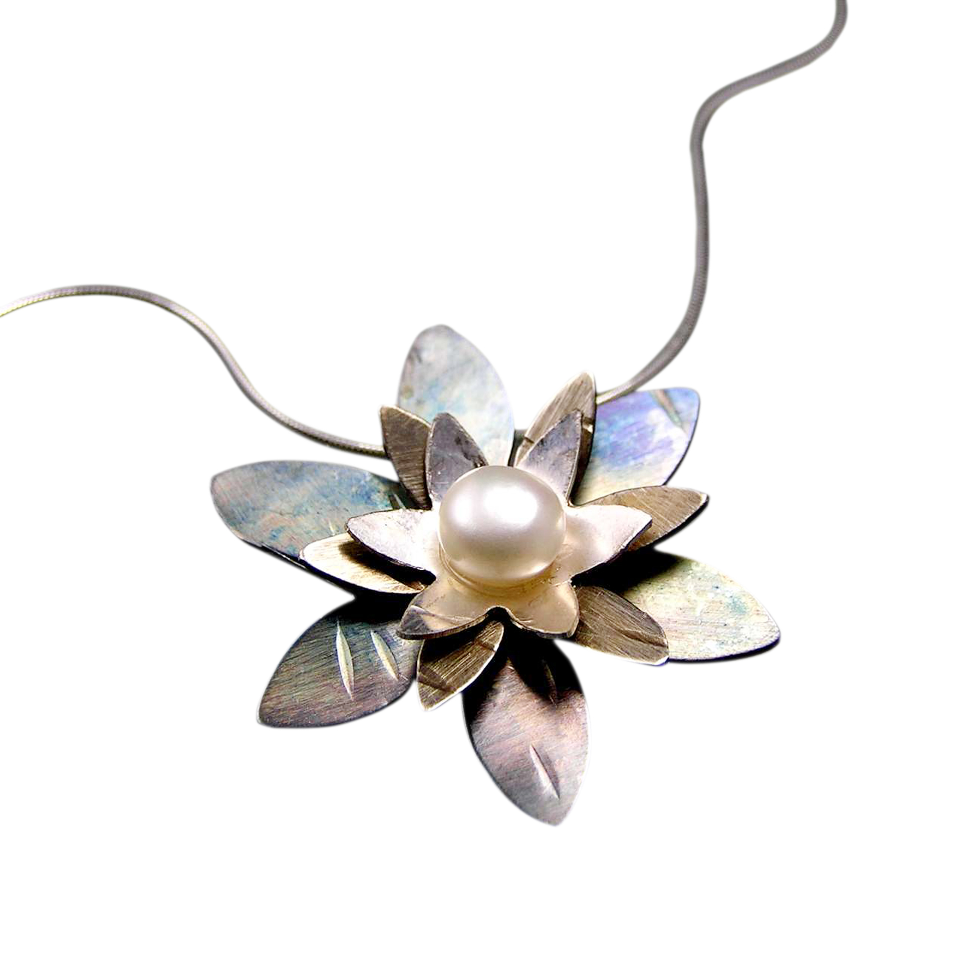 Single Lotus Necklace