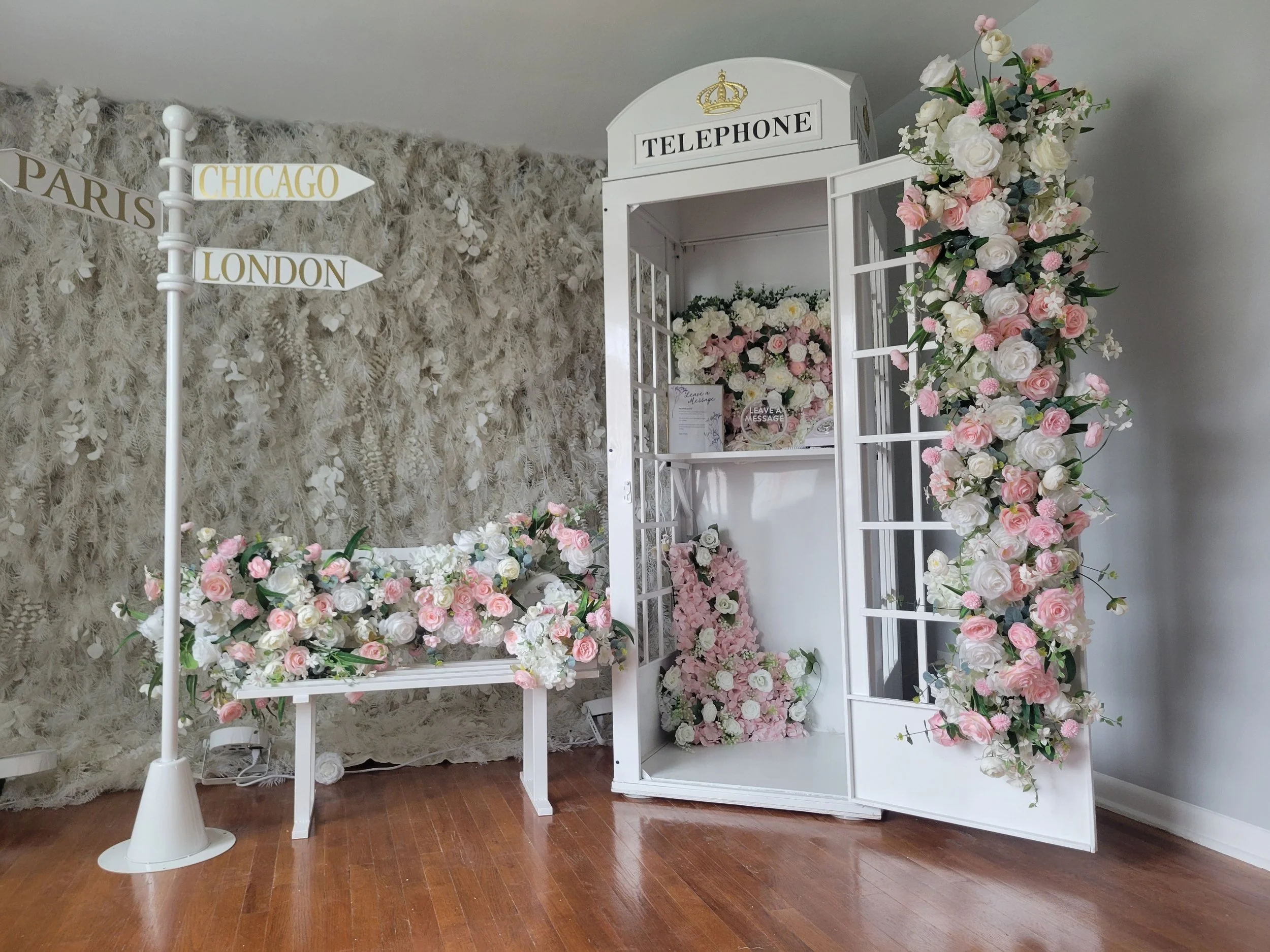 Vintage Telephone Booth Audio Guest Book Rental (Chicago &amp; Suburbs)