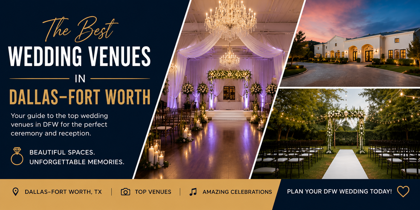 Dallas wedding venue reception