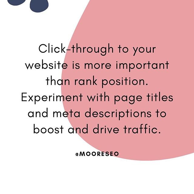 One of the key performance indicators for SEO is click-through rate. While your rank positioning assists with gaining visibility, the amount of people clicking through to your website matters more, of course!⁣
⁣
⁣
One of the easiest and most effectiv