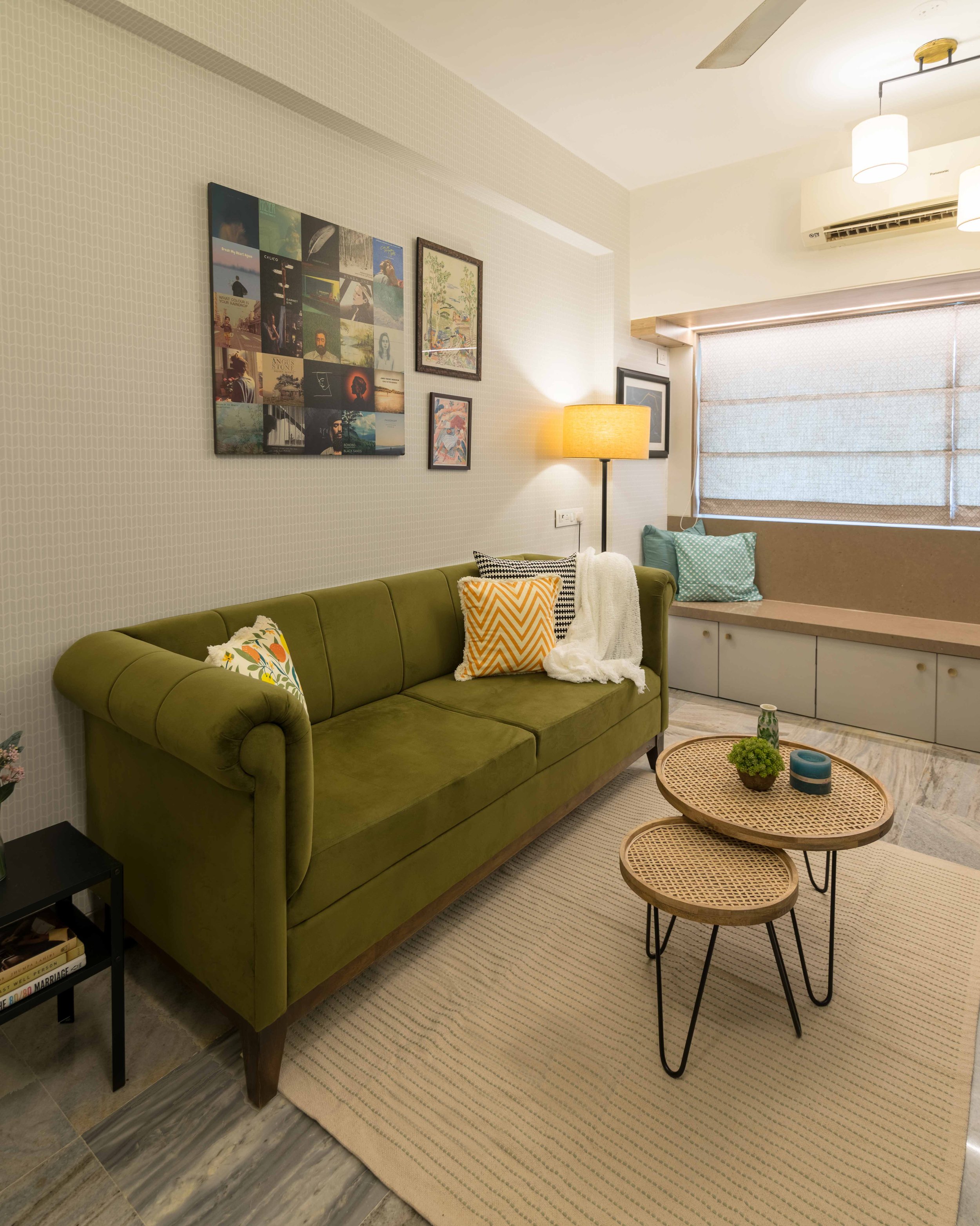 Olive green sofa living room.jpg