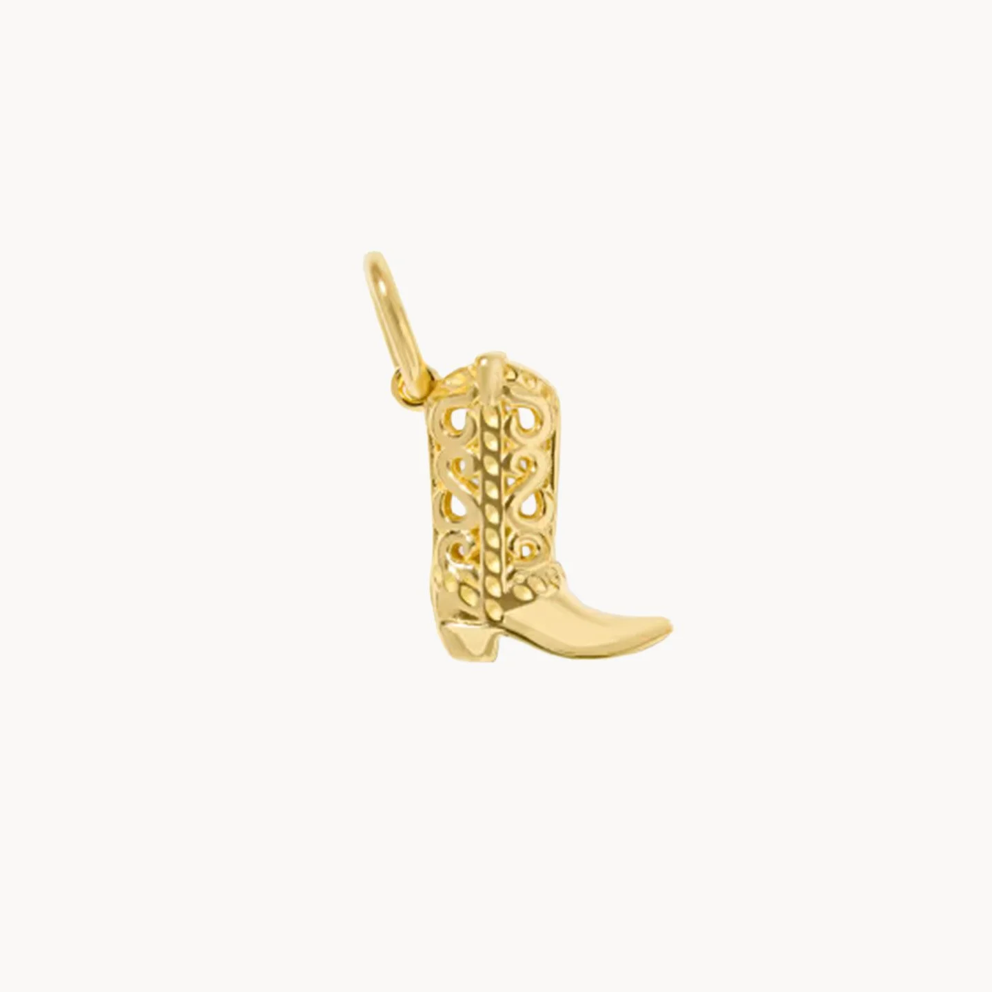 A Lady in Defiance — Gold Boot Charm
