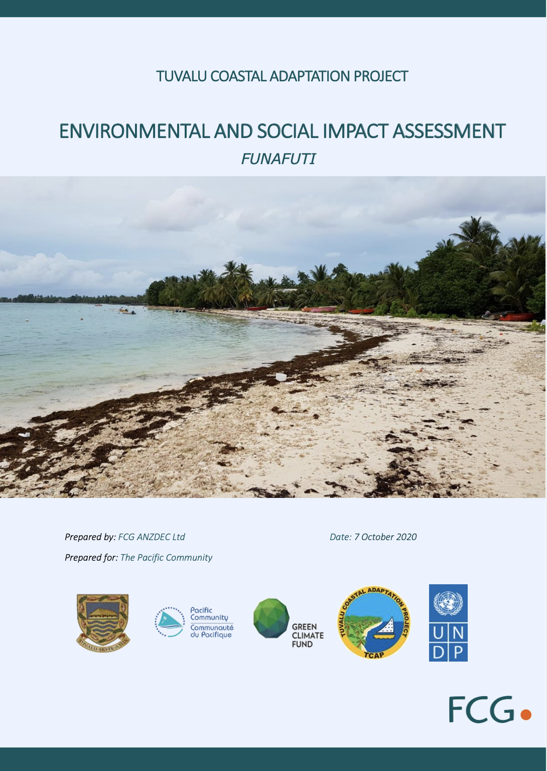 Environmental and Social Impact Assessment for Funafuti island