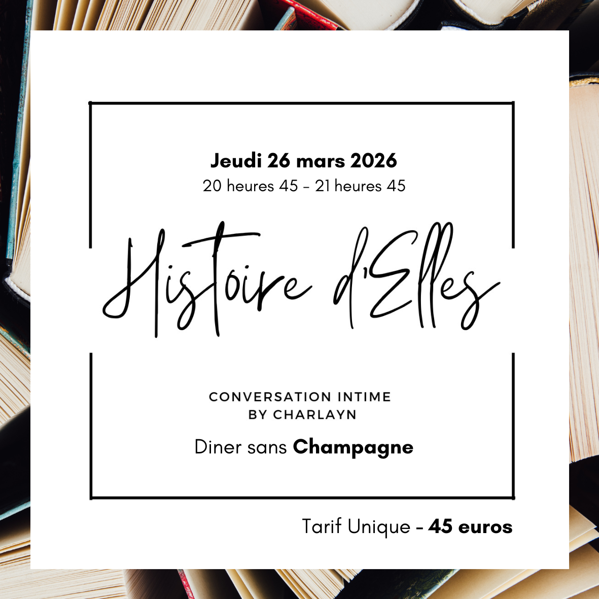 Dîner Sans Champagne