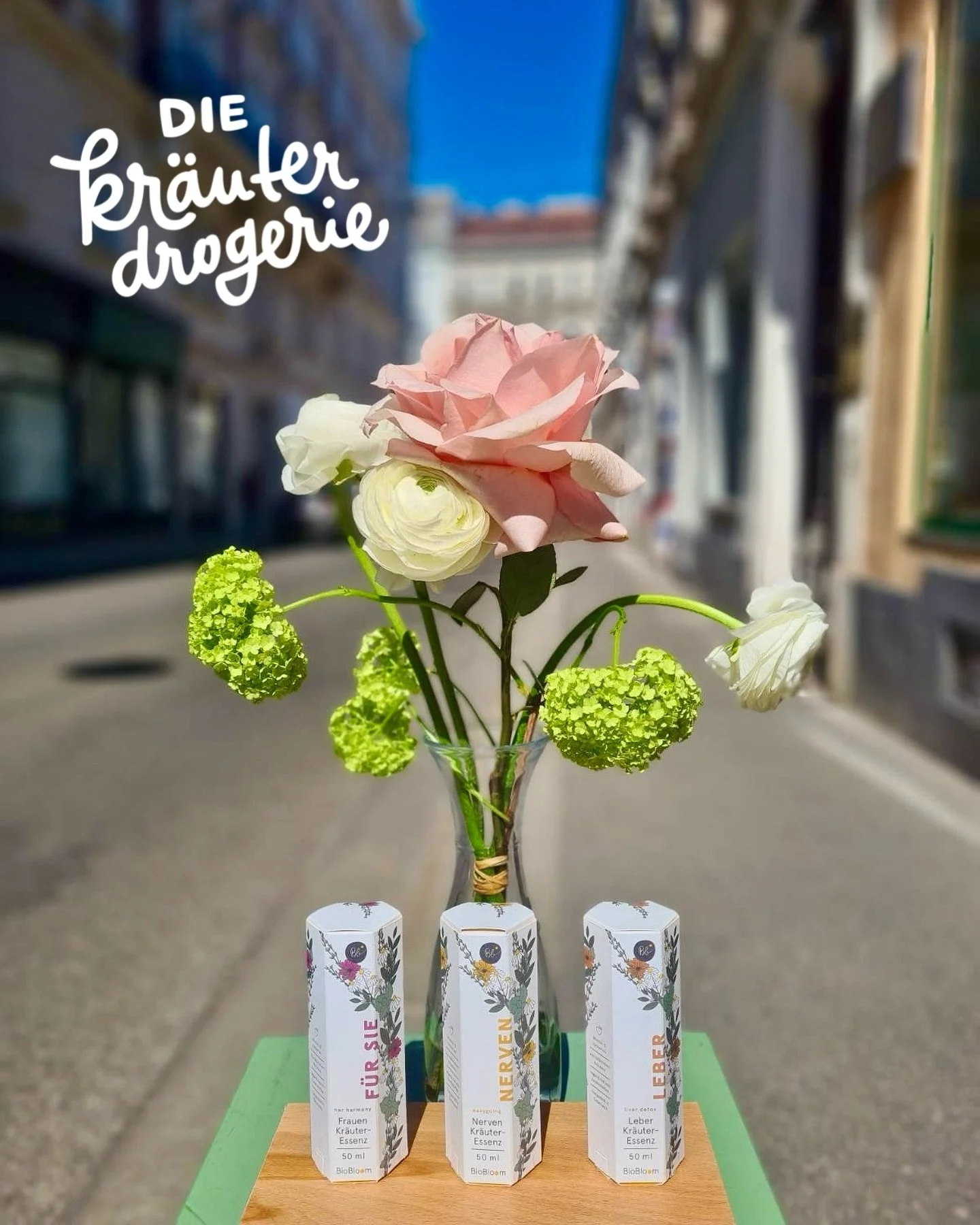 🌿 Neu bei uns: BioBloom Kr&auml;uter Essenzen! 🌿
Frauenkr&auml;uteressenz, Nervenkr&auml;uteressenz und Leberkr&auml;uteressenz 😍

F&uuml;r mehr Balance in herausfordernden Zeiten &ndash; mit der Kraft sorgf&auml;ltig ausgew&auml;hlter Kr&auml;ute