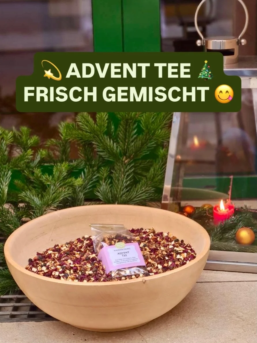 ✨ Frisch gemischt &ndash; unser Advent Tee ist wieder da! ✨

Kaum war die letzte Charge abgef&uuml;llt, war sie uns auch schon aus den H&auml;nden gerissen. Aber gute Nachrichten: Heute haben wir in der Kr&auml;uterdrogerie wieder frisch gemischt! 💛