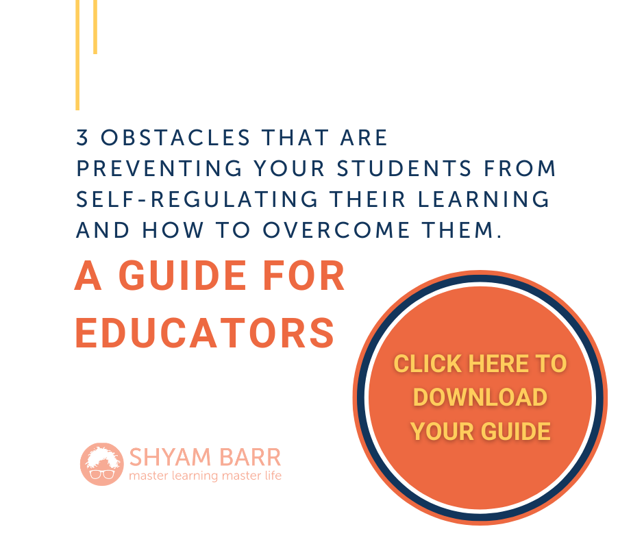 Teach your students how to self-regulate their learning in the classroom