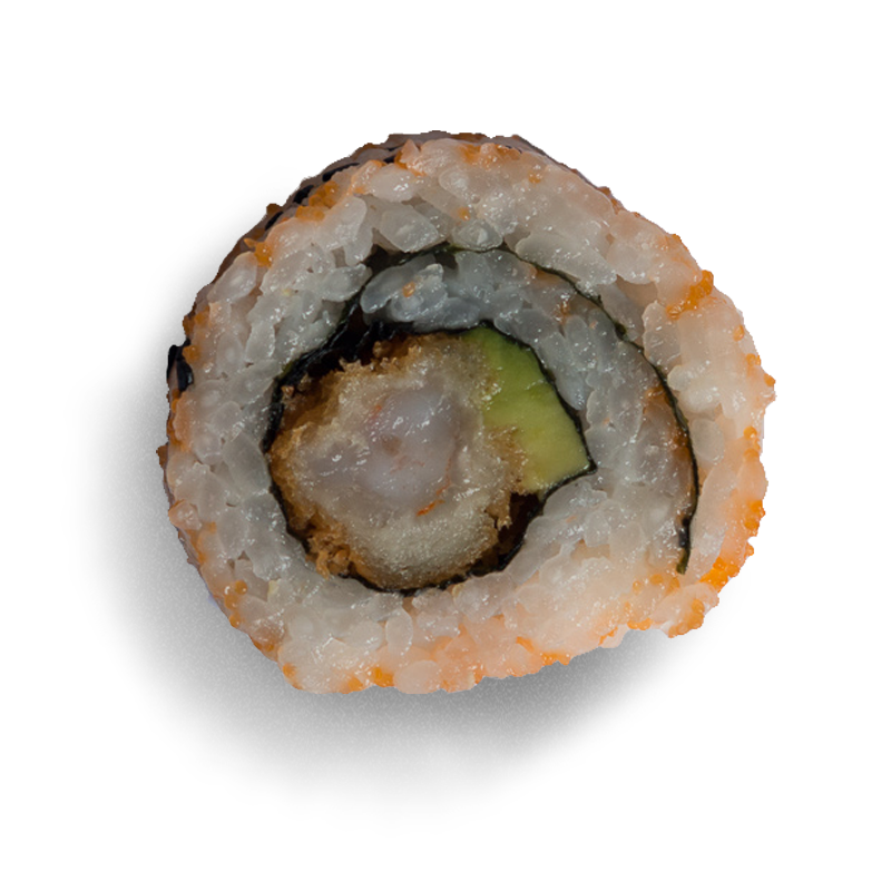 Crispy panko prawn roll