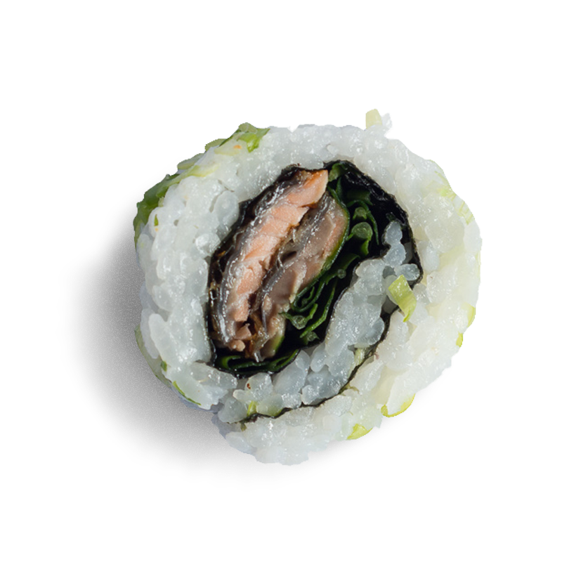 Crispy salmon skin roll