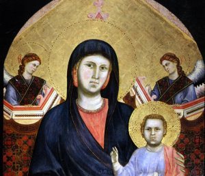 Giotto di Bondone “Madonna alla Costa” (1300) / car bomb In May 1993, this oil painting was damaged while on view at the Diocesan Museum at the church of Santo Stefano al Ponte in Florence. The work sustained injury in the Mafia bombing on Via dei Georgofili, but was later restored - save for a tear in the top left corner, which was left intact to serve as a reminder of the violent act.