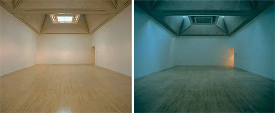 Martin Creed “The Lights Going On and Off” / eggs
(In 2001, a woman named Jacqueline Crofton smuggled eggs into London’s Tate Museum and threw them at Creed’s work (which consists of an empty room with two flashing lights). The eggs were wiped away in short order and the room was returned to normal viewing soon after.
Crofton, a 52-year-old artist and grandmother, had actually dreamed of committing the act the night before. After awaking from the dream, she told her husband of her intentions and promptly set out for the museum.
Explaining her actions, Crofton claimed that the attention gained by the Turner Prize-winning exhibit was “humiliating” for the majority of “genuine artists” in the UK.“I have nothing against Creed, although I do not think his work can be considered as art,” she said. “At worst, ‘The Lights Going On And Off’ is an electrical work. At best, it is philosophy.”
She continued, “What I object to fiercely is that we’ve got this cartel who control the top echelons of the art world in this country and leave no access for painters and sculptors with real creative talent. All they are interested in is manufacturers of gimmicks like Creed, who made his name with a ball of BluTac and a sheet of A4 paper crumpled into a ball. Someone had to make a stand.”)