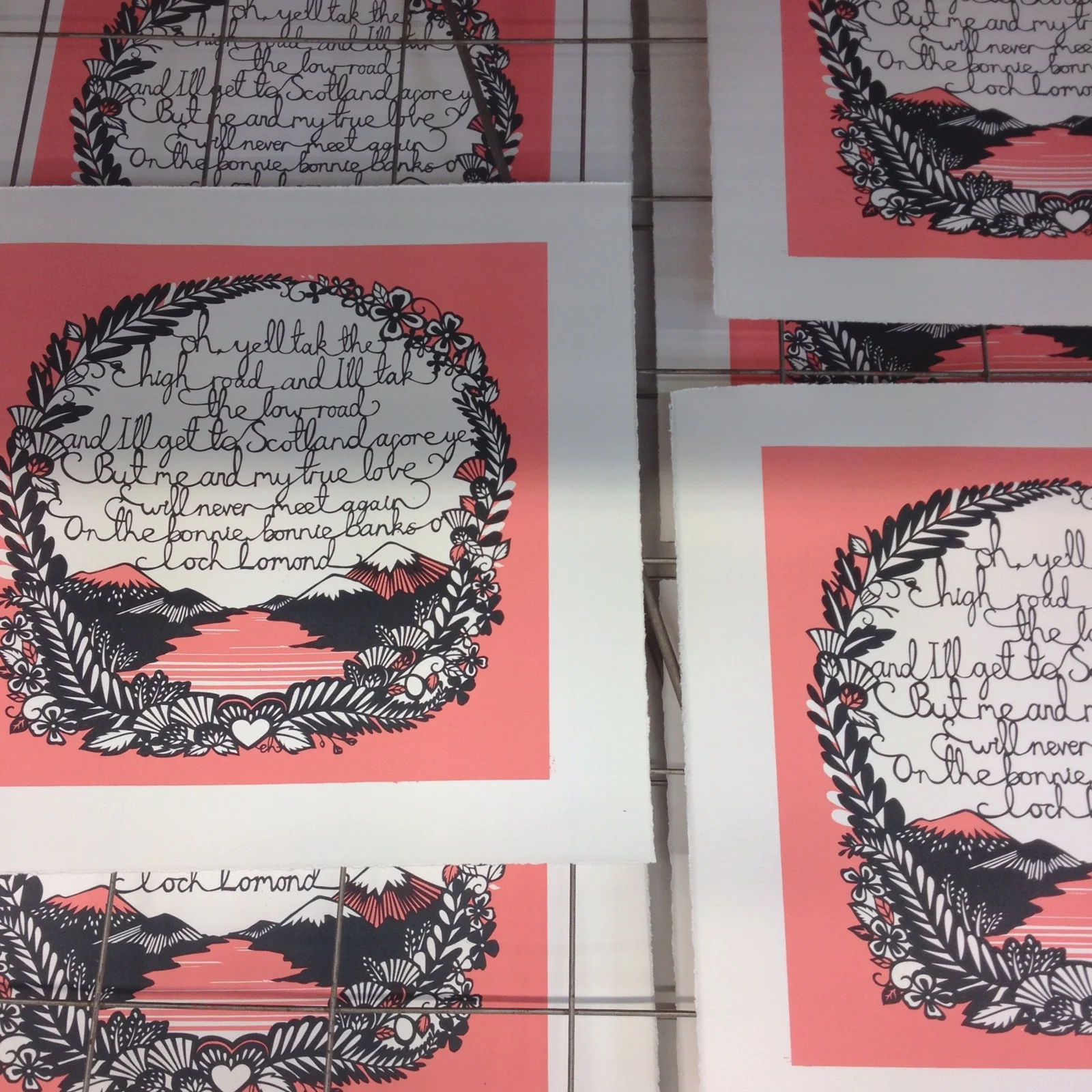 Loch Lomond – limited edition screenprint