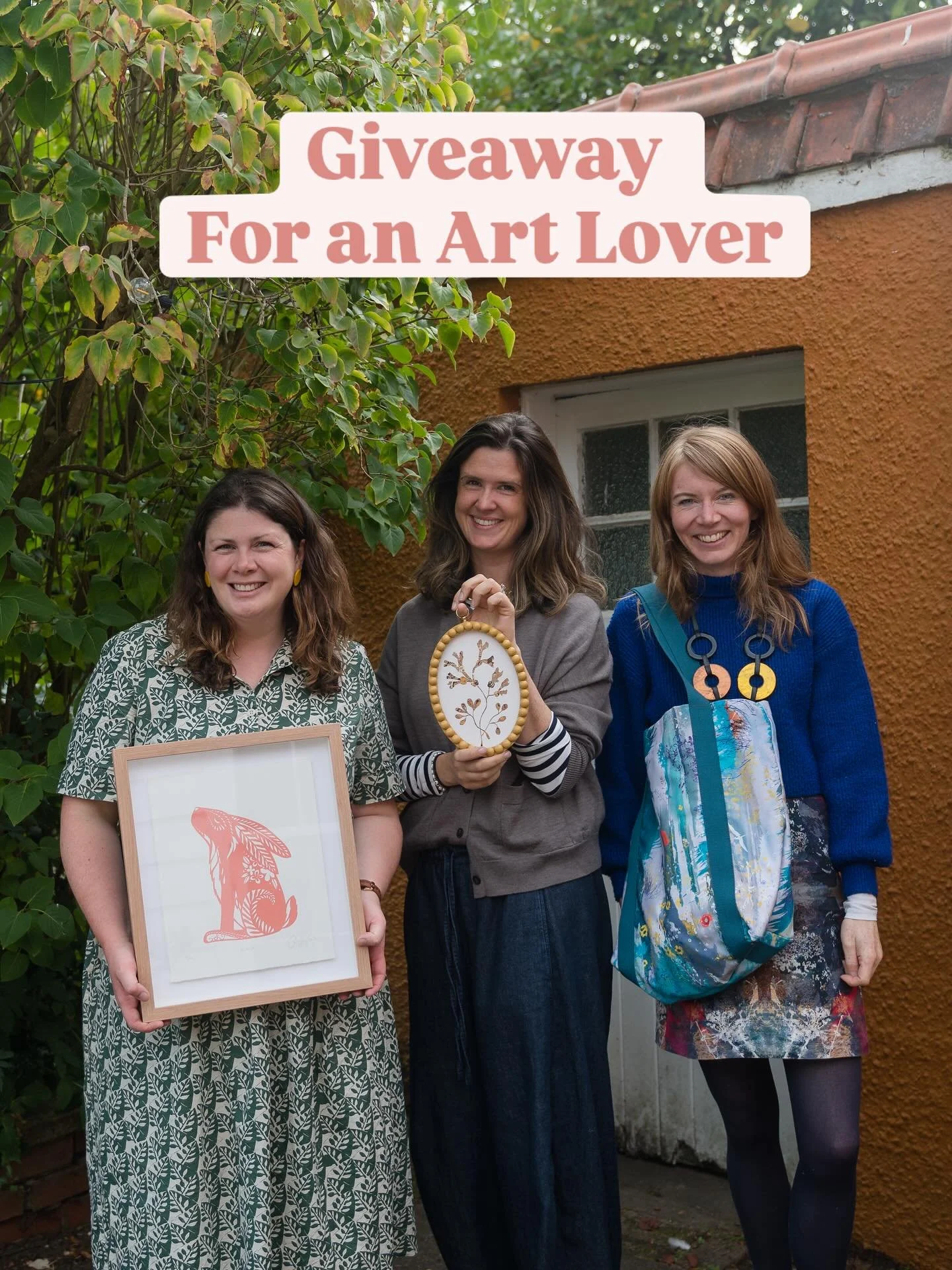 GIVEAWAY FOR AN ART LOVER! 

We three East Lothian girls @emilyhogarth @mairihelena and @wilderframe have teamed up to bring you a lovely creative prize for your home and wardrobe!

WIN 

 - an @emilyhogarth &lsquo;Rabbit&rsquo; original framed  scre