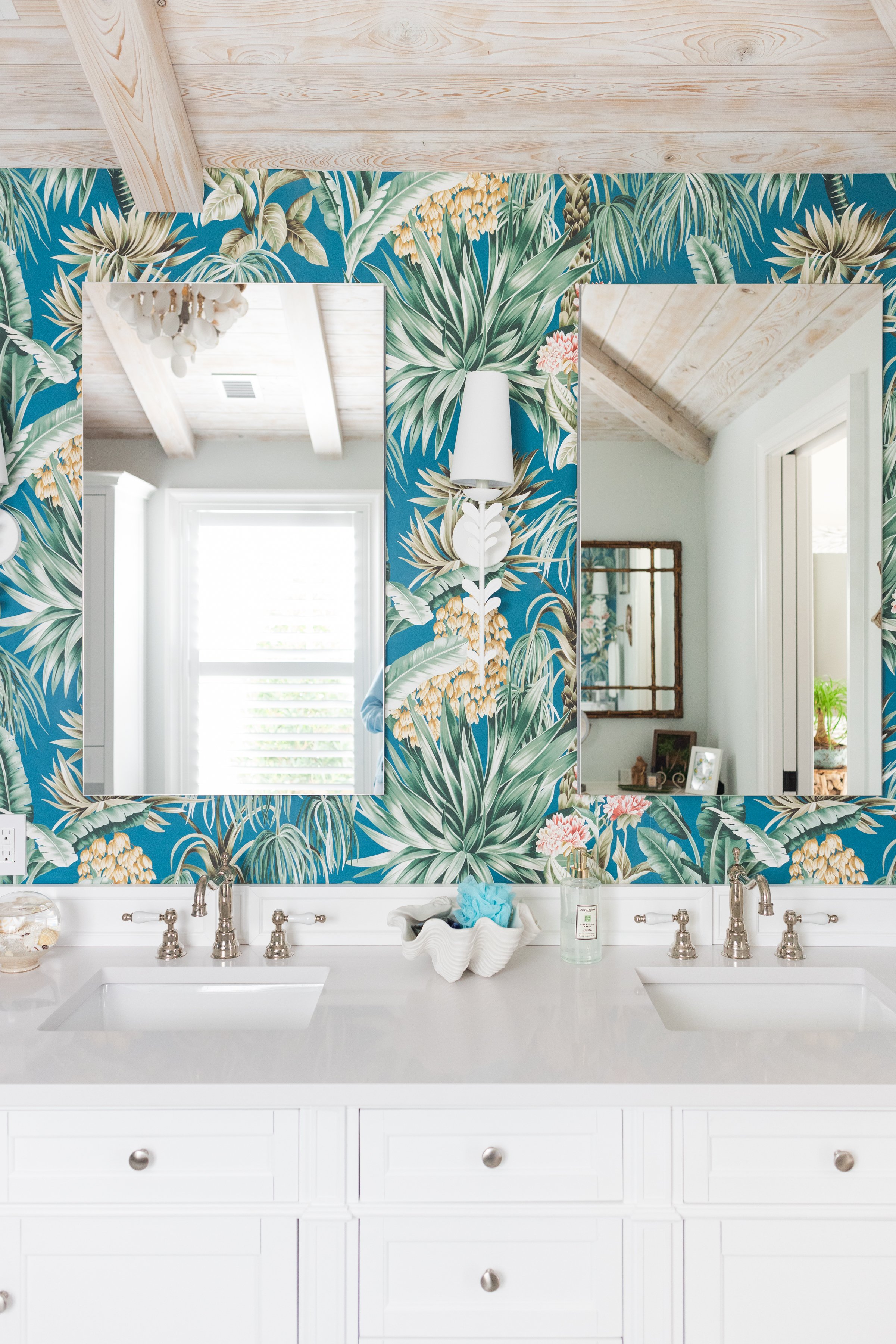 Ocean Breeze home view highlighting renovated finishes, bright surfaces, and a polished residential design.