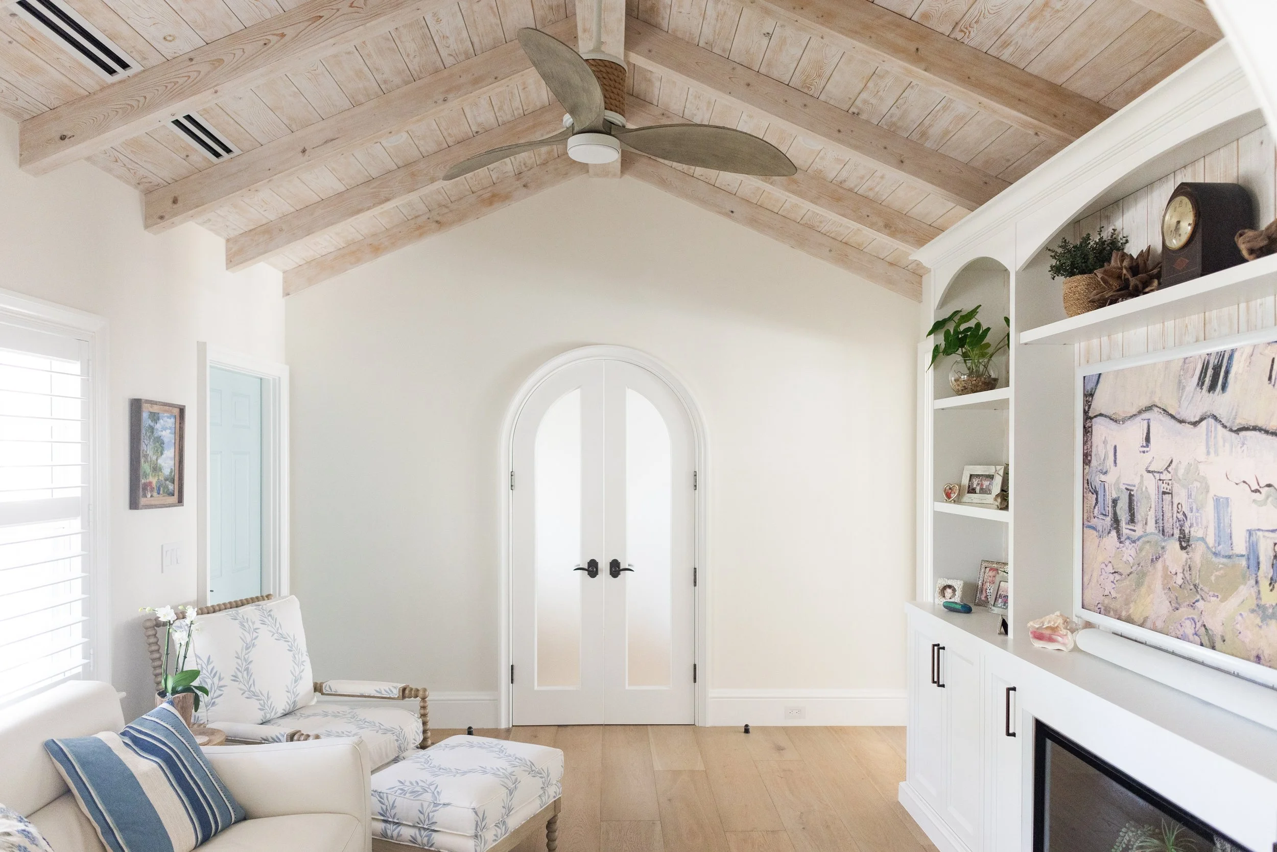 Ocean Breeze home interior featuring clean architectural details, natural light, and modern coastal design.