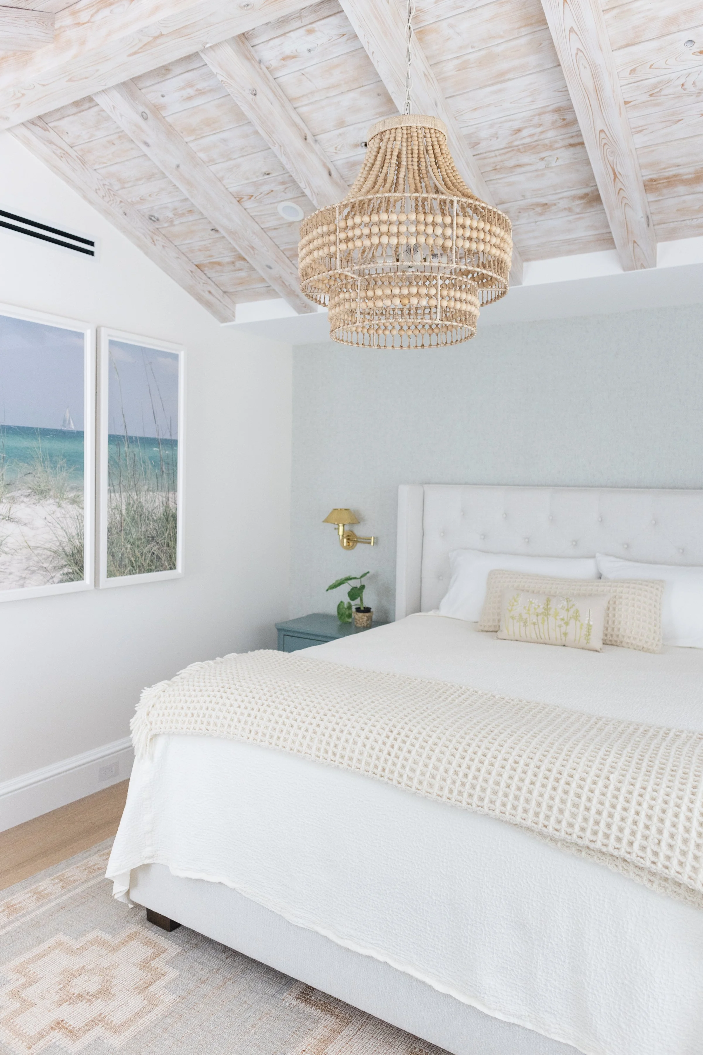 Ocean Breeze home detail showing a renovated interior area with natural light and contemporary design elements.